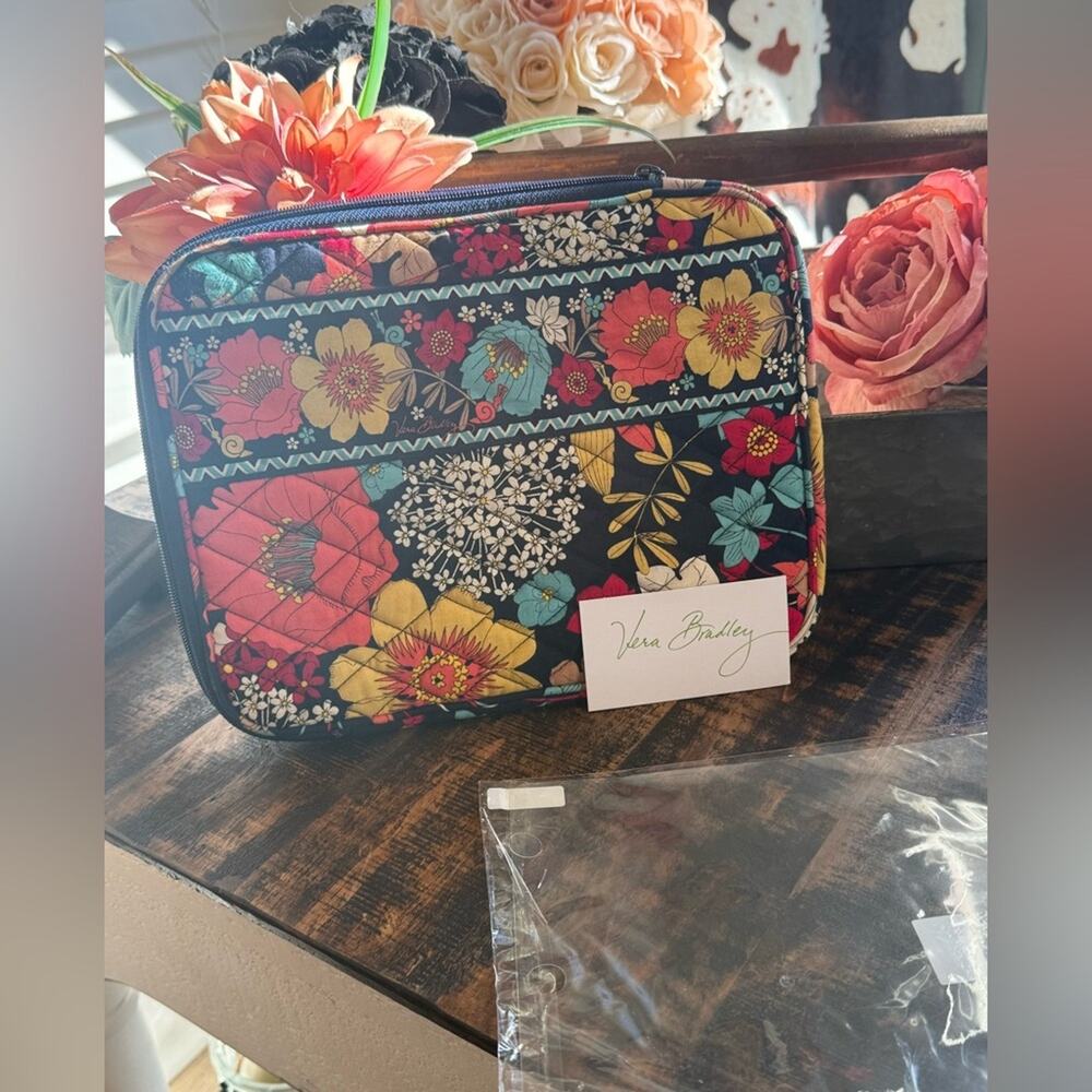Vera Bradley Navy Snail Print case